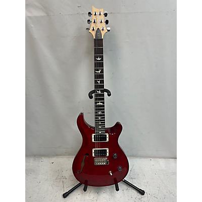 PRS Used PRS CE24 Semi-Hollow Trans Crimson Red Hollow Body Electric Guitar