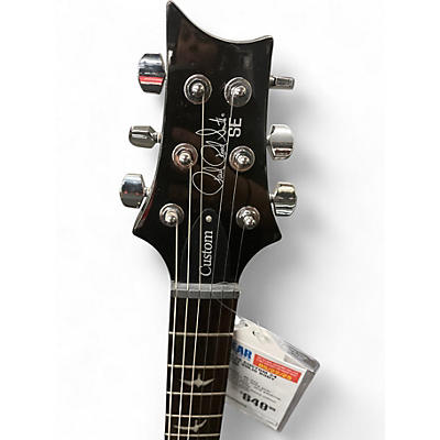 Used PRS CE24 Trans Black Solid Body Electric Guitar