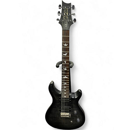 Used PRS CE24 Trans Black Solid Body Electric Guitar Trans Black