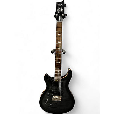Used PRS CM25 SE Custom 24 Left Handed Trans Black Electric Guitar