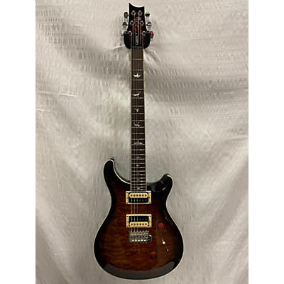 PRS Used PRS CM4TS SE Custom 24 Black Gold Sunburst Solid Body Electric Guitar