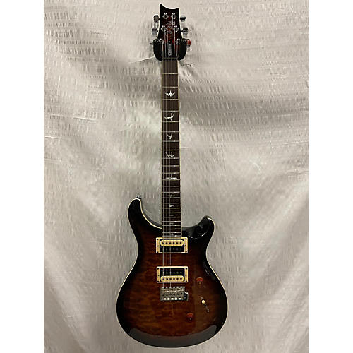 PRS Used PRS CM4TS SE Custom 24 Black Gold Sunburst Solid Body Electric Guitar Black Gold Sunburst