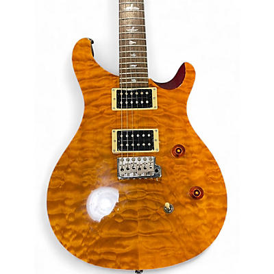 Used PRS CMC SE Custom orange quilt Solid Body Electric Guitar