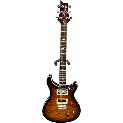 Used PRS CUSTOM 24 QUILTED Amber Solid Body Electric Guitar