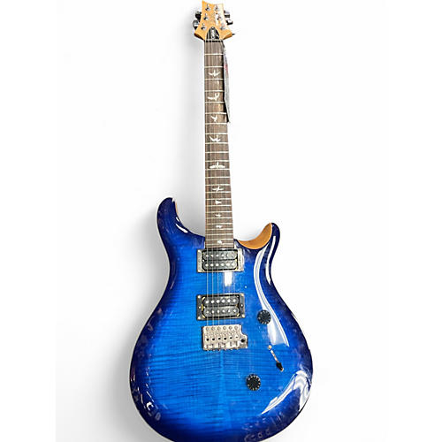 Used PRS CUSTOM SE 24 Blue to Black Fade Solid Body Electric Guitar Blue to Black Fade