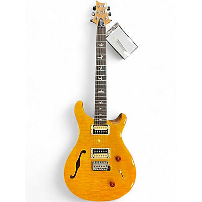 Used PRS CUSTOM SE 24 SEMI HOLLOW Natural Hollow Body Electric Guitar