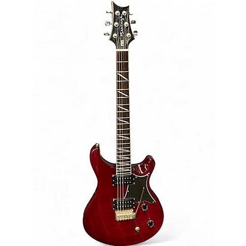 Used PRS Carlos Santana Signature SE Maroon Solid Body Electric Guitar Maroon