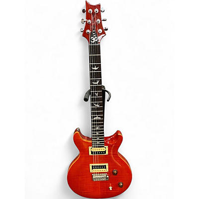 Used PRS Carlos Santana Signature SE Trans Orange Solid Body Electric Guitar