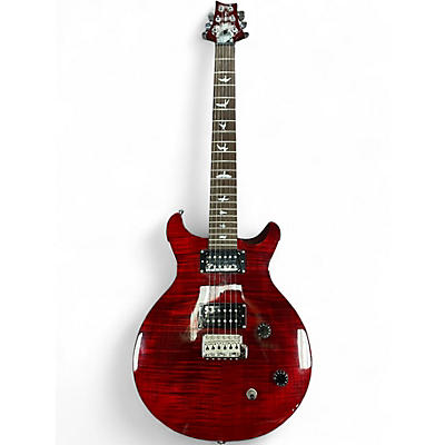 Used PRS Carlos Santana Signature SE Trans Red Solid Body Electric Guitar