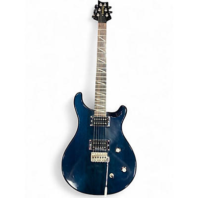 Used PRS Carlos Santana Signature SE Transparent Blue Solid Body Electric Guitar