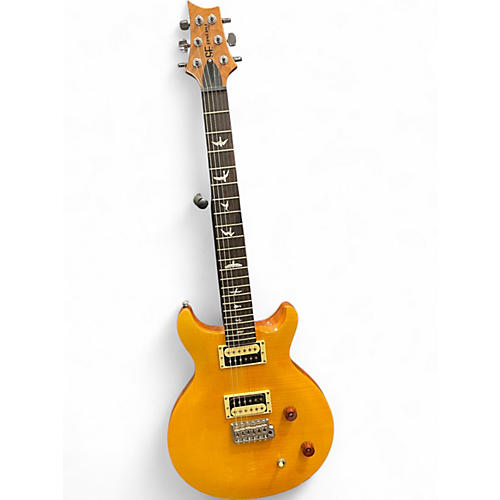 Used PRS Carlos Santana Signature SE Yellow Solid Body Electric Guitar Yellow