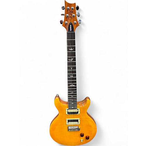 Used PRS Carlos Santana Signature SE Yellow Solid Body Electric Guitar Yellow