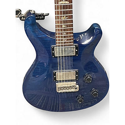 Used PRS Custom 22 10 Top Aqua Blue Solid Body Electric Guitar