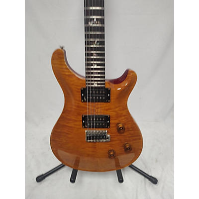 PRS Used PRS Custom 24 10 Top Amber Solid Body Electric Guitar