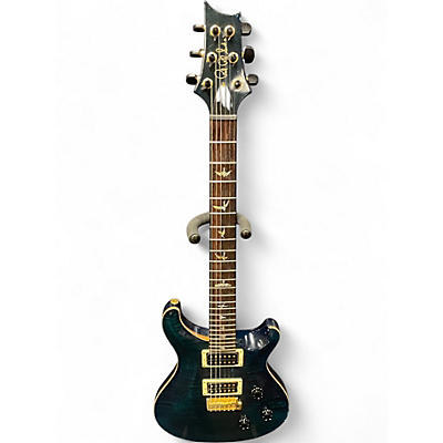 Used PRS Custom 24 10 Top Emerald Green Solid Body Electric Guitar