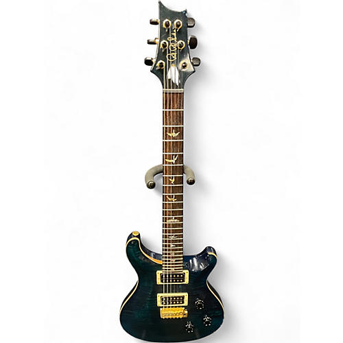 Used PRS Custom 24 10 Top Emerald Green Solid Body Electric Guitar Emerald Green