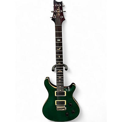 Used PRS Custom 24 10 Top Emerald Green Solid Body Electric Guitar