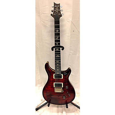 PRS Used PRS Custom 24 10 Top FIRE RED Solid Body Electric Guitar