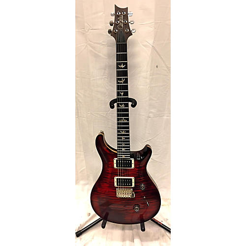 PRS Used PRS Custom 24 10 Top FIRE RED Solid Body Electric Guitar FIRE RED