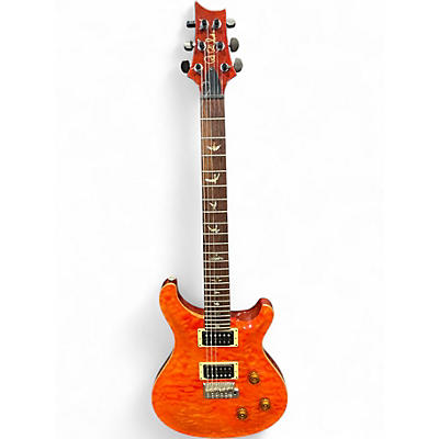 Used PRS Custom 24 10 Top QUILTED ORANGE BURST Solid Body Electric Guitar