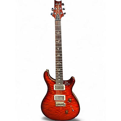 Used PRS Custom 24 10 Top TRANS RED BURST Solid Body Electric Guitar