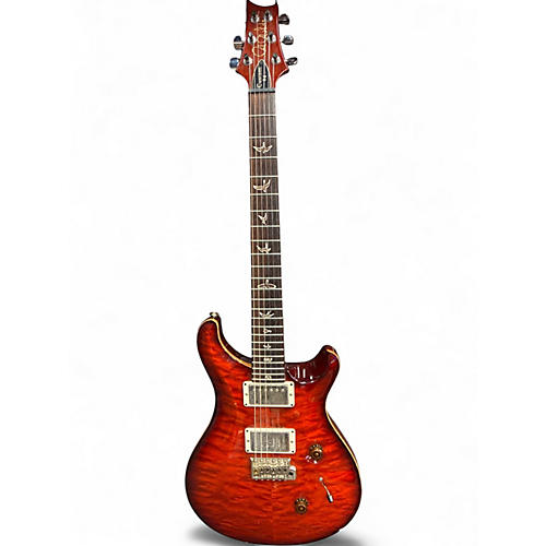 Used PRS Custom 24 10 Top TRANS RED BURST Solid Body Electric Guitar TRANS RED BURST