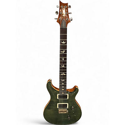 Used PRS Custom 24 10 Top Trans Green Solid Body Electric Guitar