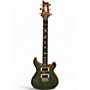 Used PRS Custom 24 10 Top Trans Green Solid Body Electric Guitar Trans Green