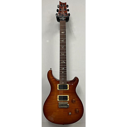 PRS Used PRS Custom 24 10 Top Vintage Amber Burst Solid Body Electric Guitar Vintage Amber Burst