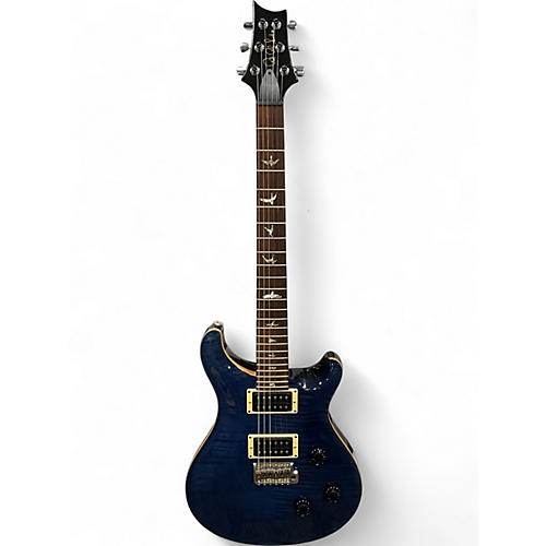 Used PRS Custom 24 10 Top Whale Blue Solid Body Electric Guitar Whale Blue