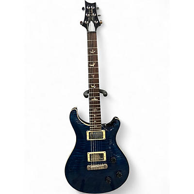 Used PRS Custom 24 10 Top Whale Blue Solid Body Electric Guitar
