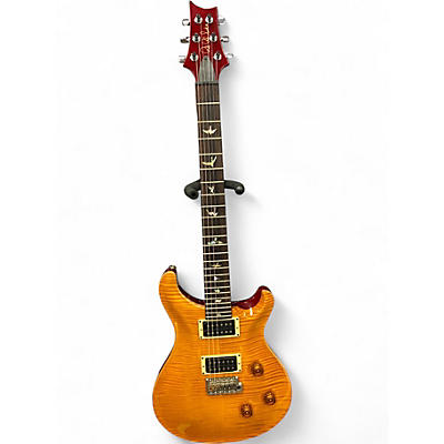 Used PRS Custom 24 Amber Solid Body Electric Guitar
