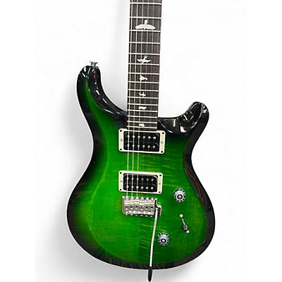 Used PRS Custom 24 BLACK GREEN FADE Solid Body Electric Guitar
