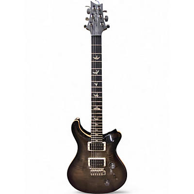 Used PRS Custom 24 Black and Silver Solid Body Electric Guitar
