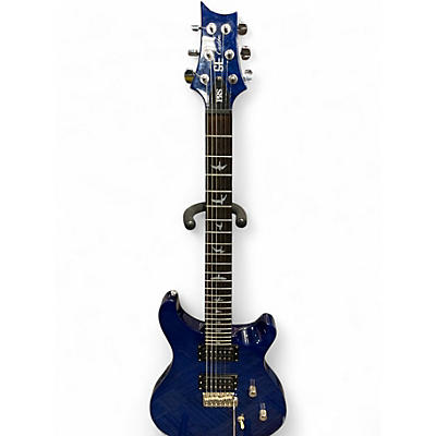 Used PRS Custom 24 Blue Solid Body Electric Guitar