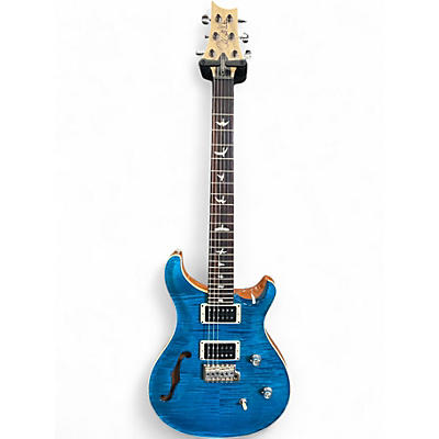 Used PRS Custom 24 Blue Solid Body Electric Guitar