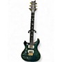 Used PRS Custom 24 Left Handed green ripple abalone Electric Guitar green ripple abalone