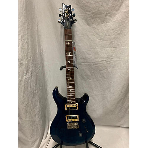 PRS Used PRS Custom 24 Trans Blue Solid Body Electric Guitar Trans Blue