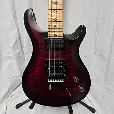 PRS Used PRS DUSTIE WARING CE24 FLOYD Black Cherry Solid Body Electric Guitar