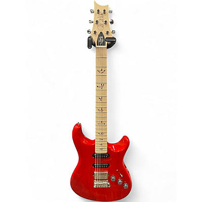 Used PRS FIORE Red Solid Body Electric Guitar