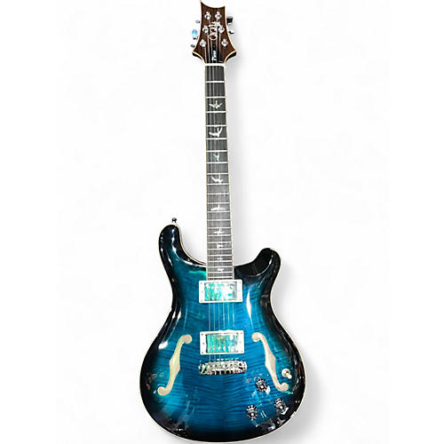 Used PRS Hollowbody II SE PIEZO BLUE Hollow Body Electric Guitar BLUE