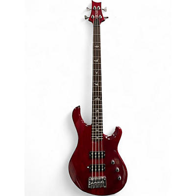 Used PRS Kingfisher Cherry Electric Bass Guitar