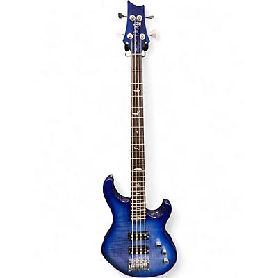 Used PRS Kingfisher SE Faded Blue Wrap Around Burst Electric Bass Guitar