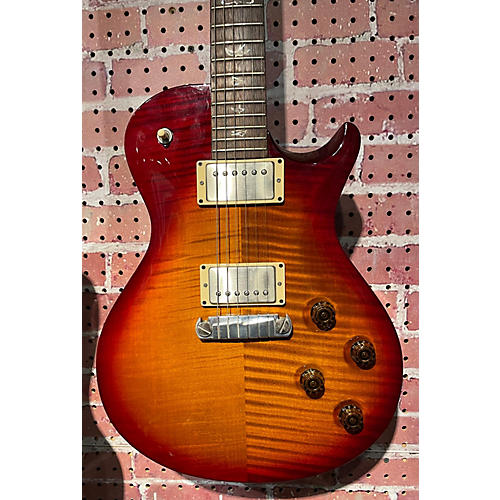 PRS Used PRS McCarty SC245 Dk Cherry Flame Cherry Solid Body Electric Guitar dk cherry flame cherry