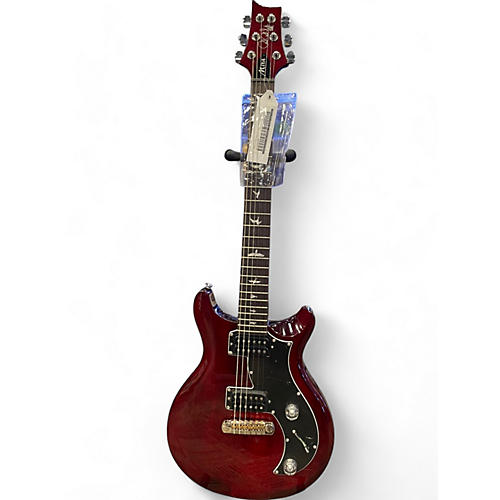 Used PRS Mira SE Trans Red Solid Body Electric Guitar Trans Red