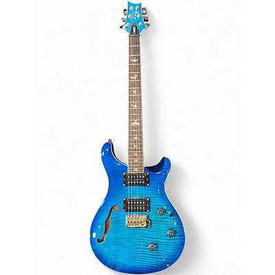 Used PRS PRS CUSTOM 24 Piezo semi hallow Lake Blue Hollow Body Electric Guitar