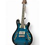 Used PRS Piezo peacock blue burst Hollow Body Electric Guitar peacock blue burst