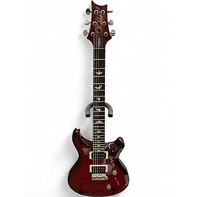 Used PRS S2 Custom 24 Crimson Red Burst Solid Body Electric Guitar