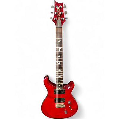 Used PRS S2 Custom 24 Trans Red Solid Body Electric Guitar