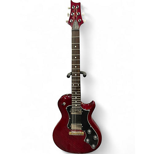 Used PRS S2 SINGLECUT STANDARD Red Solid Body Electric Guitar Red